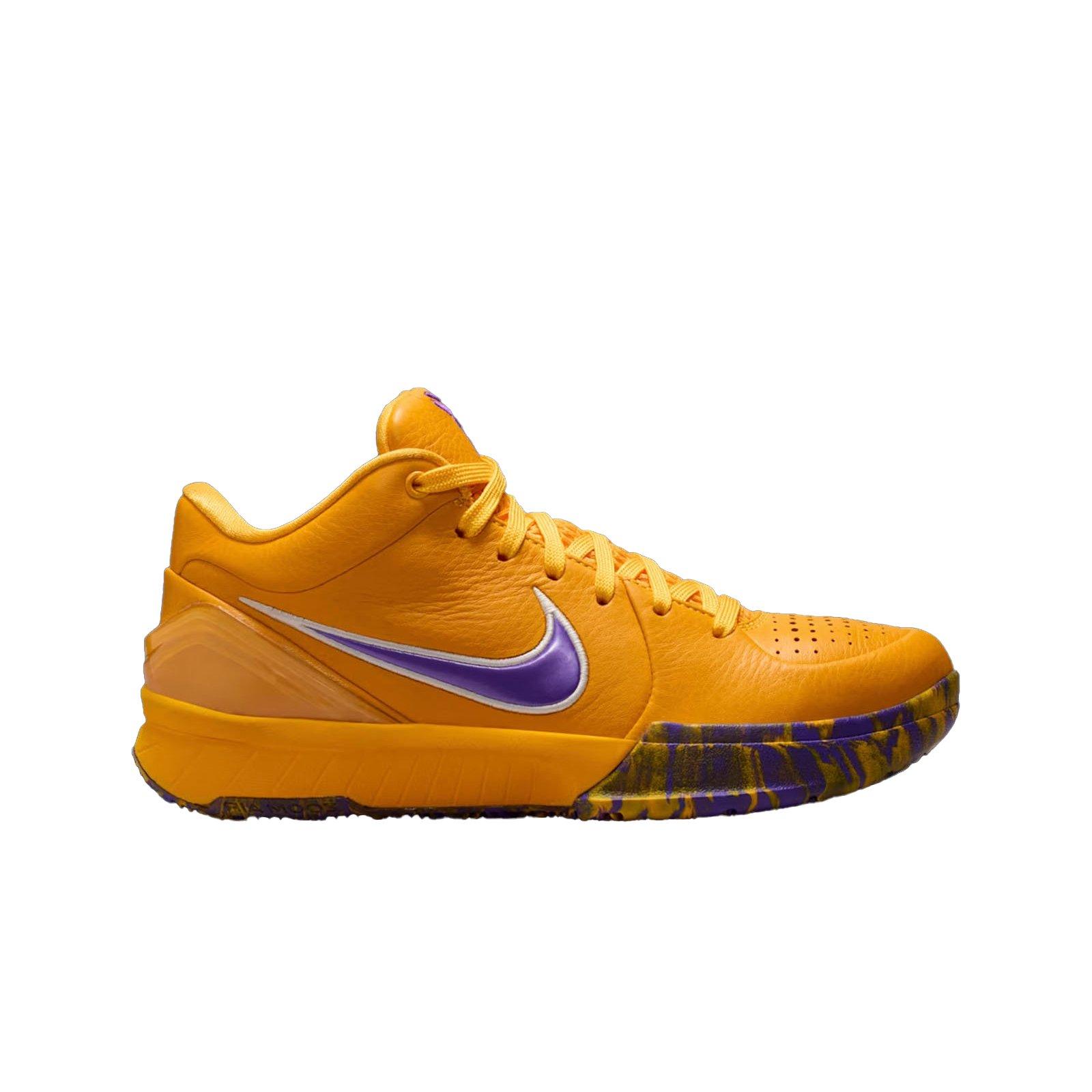 Nike Kobe IV Draft Pack "University Gold" Grade School Kids' Basketball Shoe - YELLOW